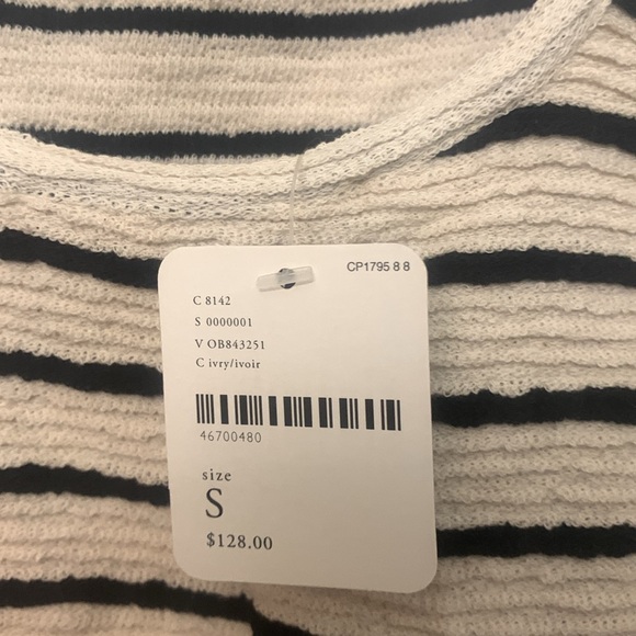 Free People Beach crop tank ivory with stripes - Picture 5 of 13